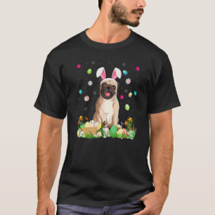 T-shirt Oeuf de Pâques Drôle Chien Carlin de Pâques Dimanc