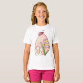 T-shirt OEuf de Pâques Lady Bug (Devant entier)