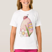 T-shirt OEuf de Pâques Lady Bug (Devant)