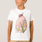 T-shirt OEuf de Pâques Lady Bug (Devant)