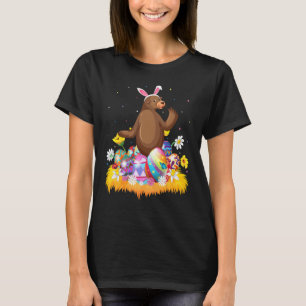 T-shirt OEuf de Pâques mignon Lion de mer Pâques dimanche