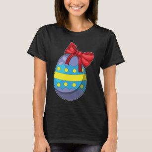 T-shirt œuf de Pâques ruban de Pâques