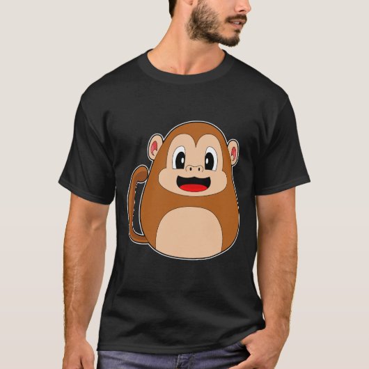 T-shirt OEuf de Pâques singe (Devant)