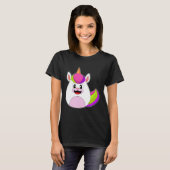 T-shirt OEuf de Pâques Unicorne (Devant entier)