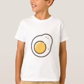 T-shirt oeuf frit (Devant)
