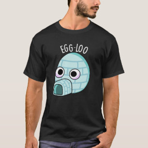T-shirt Oeuf-loo Funny Oeuf-Pun Dark BG