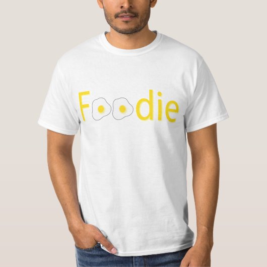 T-shirt oeufs au plat de fin gourmet (Devant)