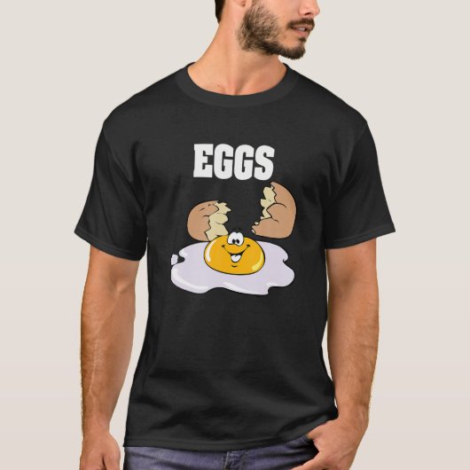 T-shirt Oeufs Couples Halloween Costume Bacon Oeufs (Devant)