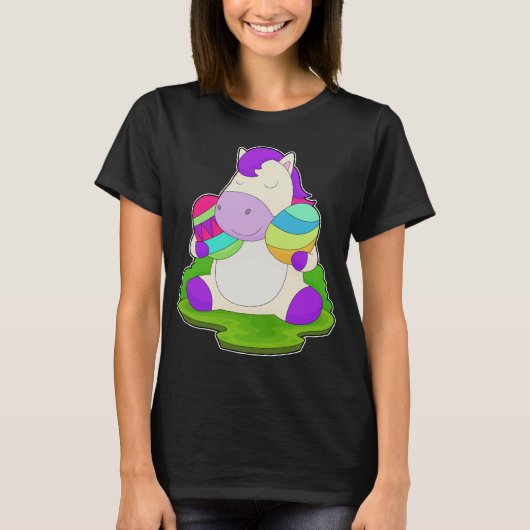 T-shirt Œufs de Pâques de cheval (Devant)
