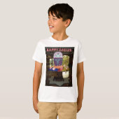 T-shirt OEufs de Pâques décorés (Devant entier)