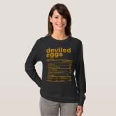 T-shirt OEufs Dévilés Nutrition Faits Drôle Alimentation T (Devant entier)