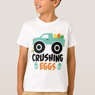 T-shirt Oeufs écrasants Cool Camion de Pâques moderne
