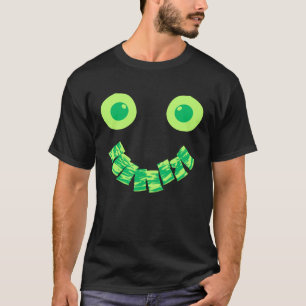T-shirt Oeufs Jambon et Bacon Vert visage Brunch Jour de l