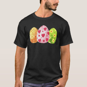 T-shirt Oeufs mignons Jour de Pâques Famille Correspondant