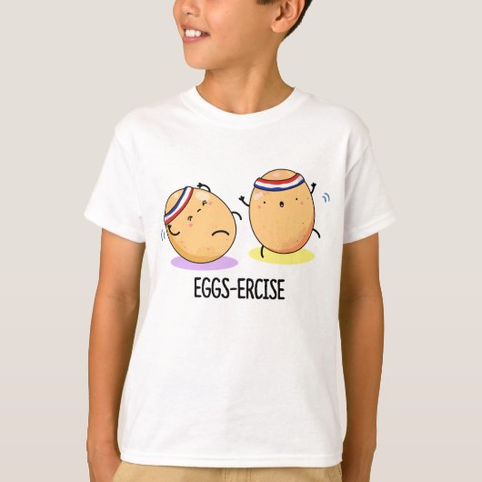T-shirt Oeufs Percer Funny Aerobic Eggs Pun (Devant)