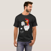T-shirt Oeufs Plopp Poulets de serre (Devant entier)