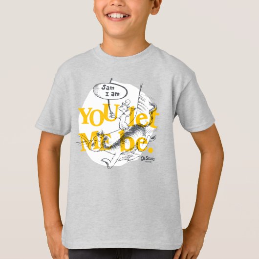 T-shirt Oeufs verts et jambon | Vous Me Laissez Être (Devant)