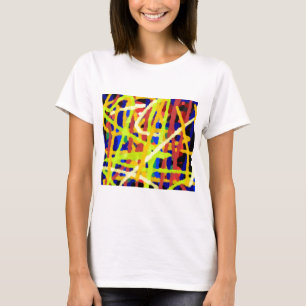 T-shirt Oeuvre Abstraite colorée