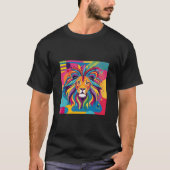 T-shirt OEuvre Abstraite Design Lion (Devant)