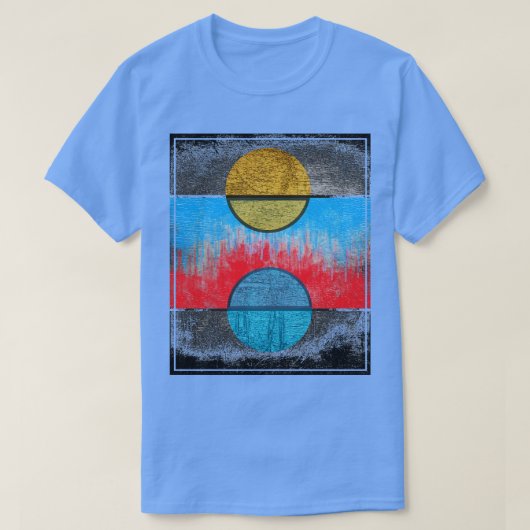 T-shirt Oeuvre Abstraite moderne (Design devant)