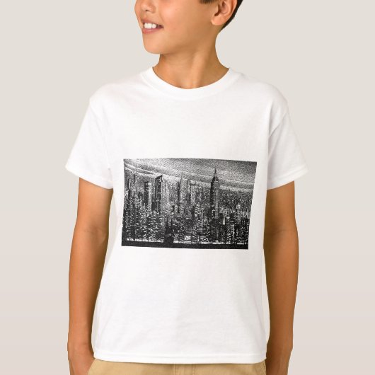 T-shirt Oeuvre artistique de New York (Devant)