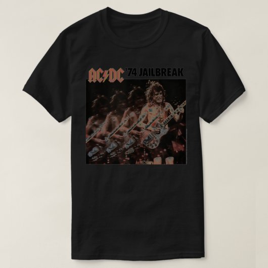 T-shirt OEuvre d'ACDC '74 Jailbreak EP (Design devant)