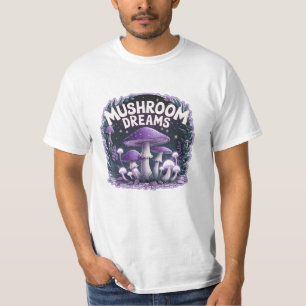 T-shirt Oeuvre d'art à thème de champignon magique pour fa