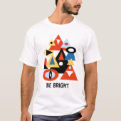T-shirt Œuvre d'art abstraite (Devant)