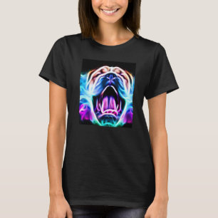 T-shirt Œuvre d'art de carlin chien carlin chiot mignon