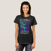 T-shirt Œuvre d'art de sensibilisation (Devant entier)