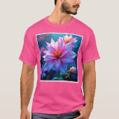 T-shirt Oeuvre d'art en fleurs éthérées (Devant)
