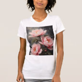 T-shirt Œuvre d'art florale Pivoine (Devant)