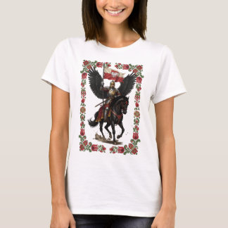 T-shirt Œuvre d'art folklorique de la cavalerie polonaise