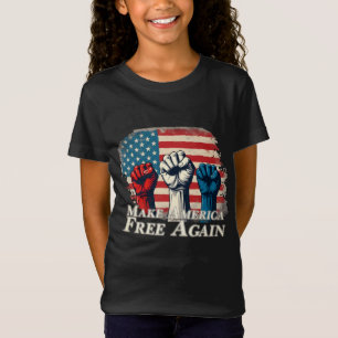 T-Shirt Œuvre d'art Make America Free Again