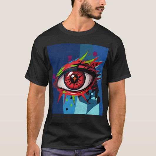 T-shirt oeuvre d'art visuel (Devant)