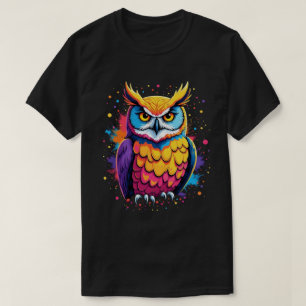 T-shirt OEuvre d'artisanat de la Chouette Oiseau nocturne