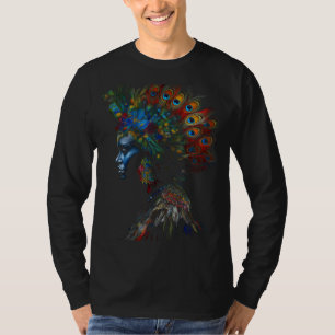 T-shirt Oeuvre d'artiste Peacock Animal Motif Peacock