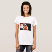 T-shirt Oeuvre de basket-ball (Devant entier)
