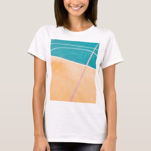T-shirt Oeuvre de basket-ball cool (Devant)