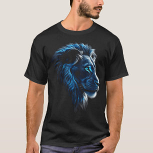 T-shirt Oeuvre de Lion - Blue Eyes Zoo Animal Lion