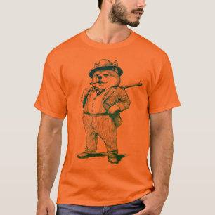 T-shirt Oeuvre de renard pirate - Animaux pirates dessinés