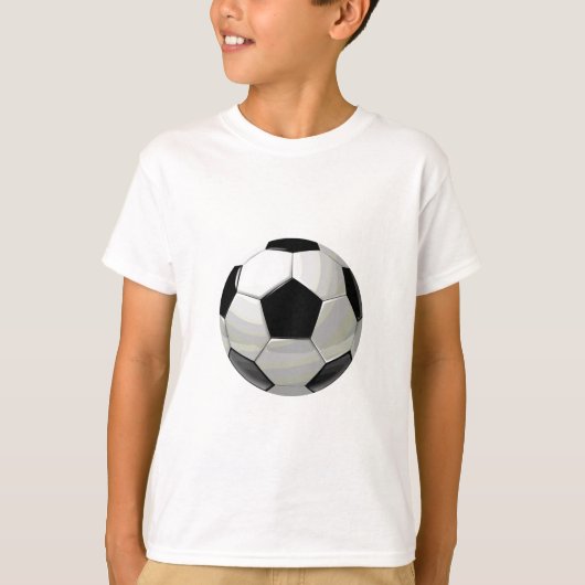 T-shirt Oeuvre de soccer unique (Devant)