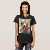 T-shirt Oeuvre de Valentine Irish Wolfhound (Devant entier)