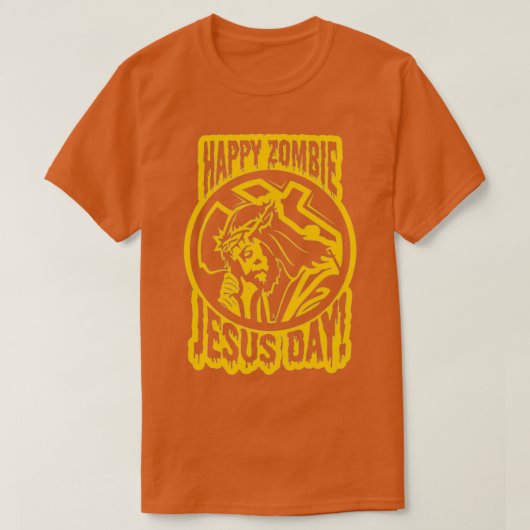 T-shirt oeuvre de zombie jesus (Design devant)