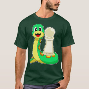 T-shirt OEuvre d'échecs Serpent de Paon Chess