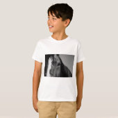 T-shirt OEuvre d'oeil noir blanc (Devant entier)