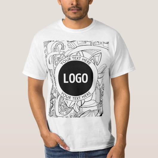 T-shirt Oeuvre d'origine moderne et logo (Devant)