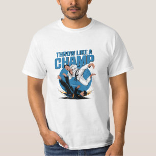 T-shirt Oeuvre judo adorable et forte pour les amateurs