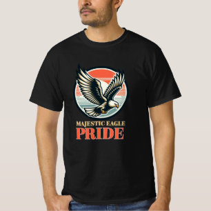 T-shirt Oeuvre majestueuse et patriotique d'aigle