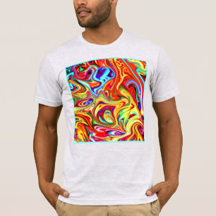 T-shirt Oeuvre Motif colorée